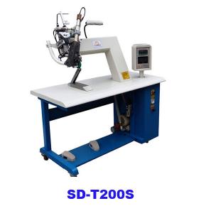 Hot air seam sealing machine for shoes