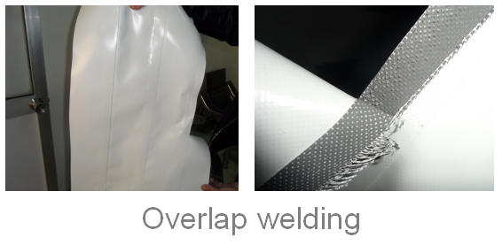 hot air welding for overlap welding