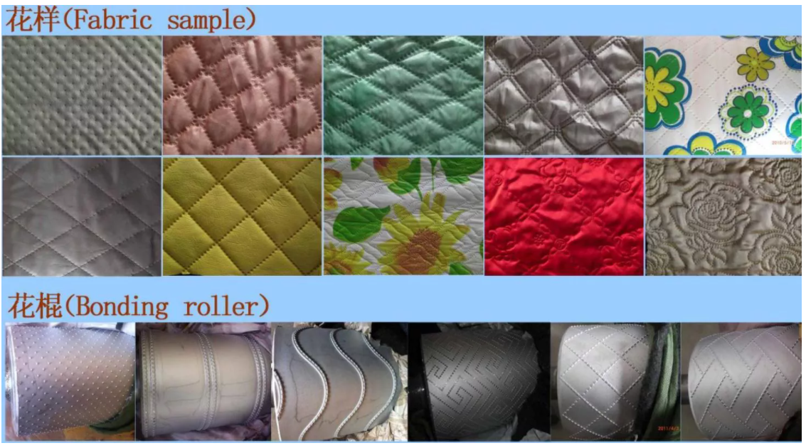 ultrasonic quilting machine pattern rollers
